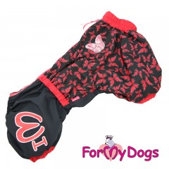 ДОЖДЕВИК &quot;БАБОЧКИ&quot; ЧЕРНО/КРАСНЫЙ ДЛЯ ДЕВОЧЕК