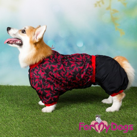 ДОЖДЕВИК "БАБОЧКИ" ЧЕРНО/КРАСНЫЙ ДЛЯ ДЕВОЧЕК