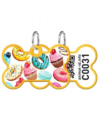 COLLAR / Адресник для собак WAUDOG Smart ID с QR-паспортом