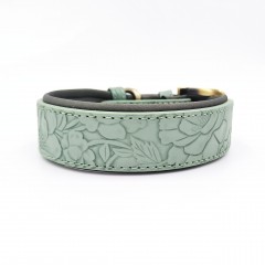 Широкий ошейник для собак средних и крупных пород. Обхват шеи 34 - 44 см, ширина 3,5 см