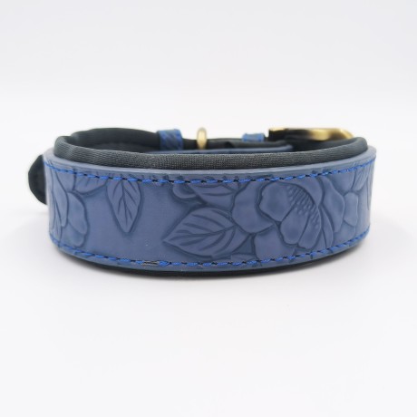 Широкий ошейник для собак средних и крупных пород. Обхват шеи 34 - 44 см, ширина 3,5 см