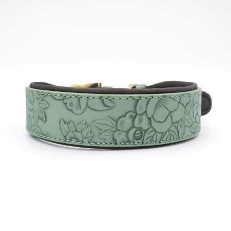 Широкий ошейник для собак средних и крупных пород. Обхват шеи 43 - 53 см, ширина 4 см