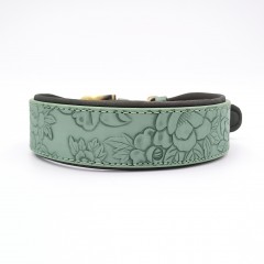 Широкий ошейник для собак средних и крупных пород. Обхват шеи 43 - 53 см, ширина 4 см