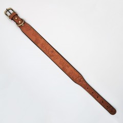 Широкий ошейник для собак средних и крупных пород. Обхват шеи 43 - 53 см, ширина 4 см