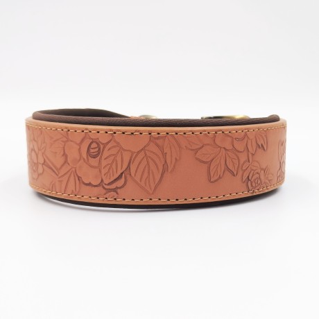 Широкий ошейник для собак средних и крупных пород. Обхват шеи 43 - 53 см, ширина 4 см