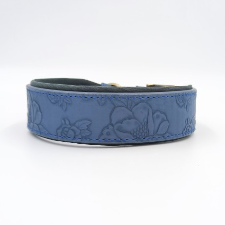 Широкий ошейник для собак средних и крупных пород. Обхват шеи 43 - 53 см, ширина 4 см