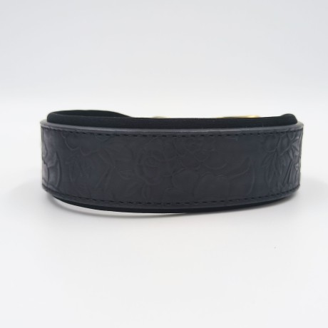 Широкий ошейник для собак средних и крупных пород. Обхват шеи 43 - 53 см, ширина 4 см