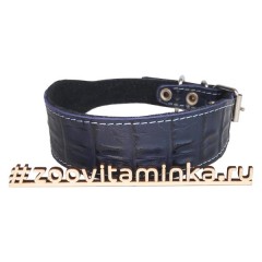 Кожанный ошейник для такс