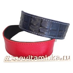 Кожанный ошейник для такс