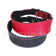 Кожанный ошейник для такс