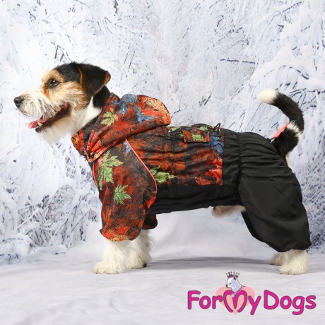 КОМБИНЕЗОН ЧЕРНЫЙ "ЛИСТЬЯ" ДЛЯ МАЛЬЧИКОВ