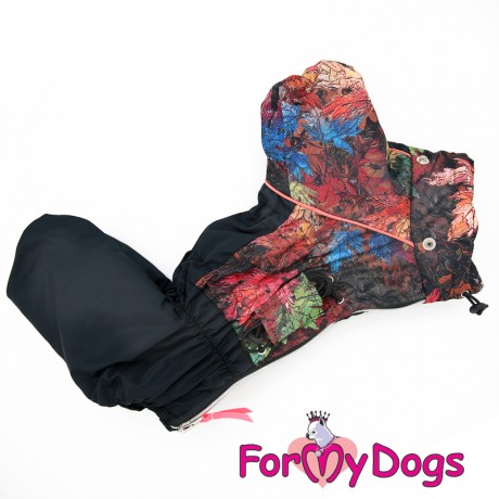 КОМБИНЕЗОН ЧЕРНЫЙ "ЛИСТЬЯ" ДЛЯ МАЛЬЧИКОВ