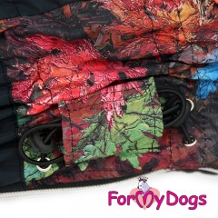 КОМБИНЕЗОН ЧЕРНЫЙ &quot;ЛИСТЬЯ&quot; ДЛЯ МАЛЬЧИКОВ