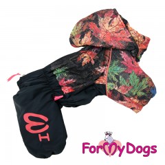 КОМБИНЕЗОН ЧЕРНЫЙ &quot;ЛИСТЬЯ&quot; ДЛЯ МАЛЬЧИКОВ