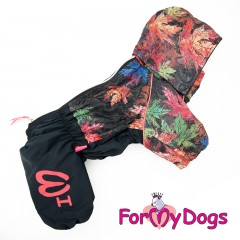 КОМБИНЕЗОН ЧЕРНЫЙ &quot;ЛИСТЬЯ&quot; ДЛЯ МАЛЬЧИКОВ