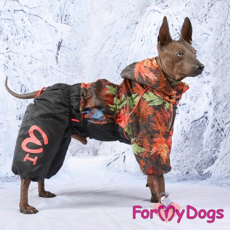 КОМБИНЕЗОН ЧЕРНЫЙ "ЛИСТЬЯ" ДЛЯ МАЛЬЧИКОВ