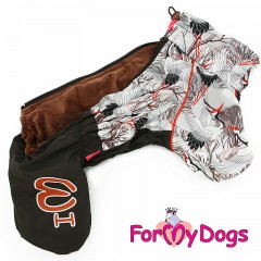 КОМБИНЕЗОН "АИСТЫ" КОРИЧНЕВЫЙ ДЛЯ МАЛЬЧИКА