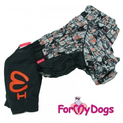 КОМБИНЕЗОН ЧЕРНО/СЕРЫЙ ДЛЯ МАЛЬЧИКОВ