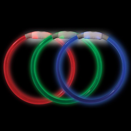 ПОДЗАРЯЖАЕМЫЙ СВЕТОДИОДНЫЙ ОШЕЙНИК NITEHOWL® С ТЕХНОЛОГИЕЙ DISC-O SELECT™