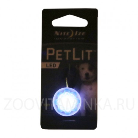 СВЕТОДИОДНЫЙ БРЕЛОК НА ОШЕЙНИК PETLIT®