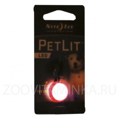 СВЕТОДИОДНЫЙ БРЕЛОК НА ОШЕЙНИК PETLIT®