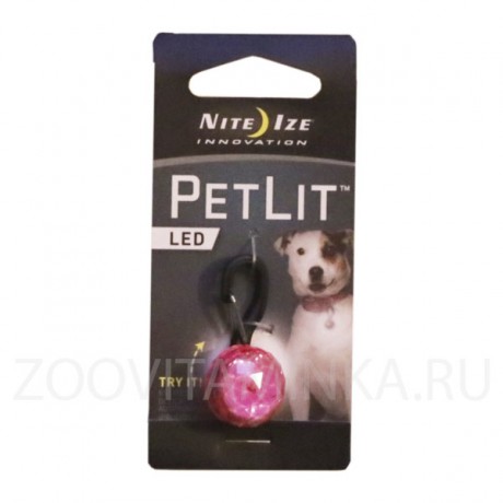 СВЕТОДИОДНЫЙ БРЕЛОК НА ОШЕЙНИК PETLIT®