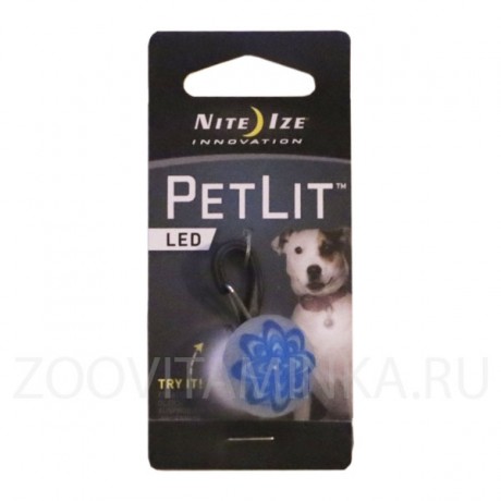 СВЕТОДИОДНЫЙ БРЕЛОК НА ОШЕЙНИК PETLIT®