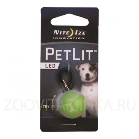 СВЕТОДИОДНЫЙ БРЕЛОК НА ОШЕЙНИК PETLIT®