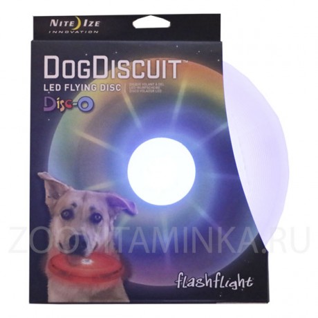 СВЕТОДИОДНЫЙ ДИСК FLASHFLIGHT® DOG DISCUIT™