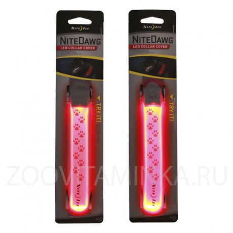 СВЕТОДИОДНАЯ НАКЛАДКА НА ОШЕЙНИК NITE DAWG®