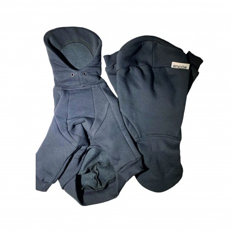 Толстовка для собак темно-серая TANKER BASE DARK GREY