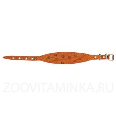 Кожаный ошейник &quot;селедка&quot; 28 см