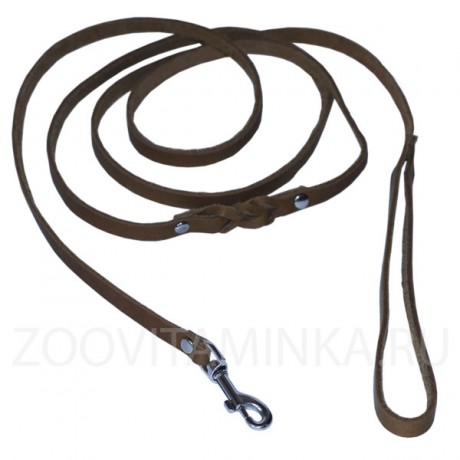 Кожаный поводок
